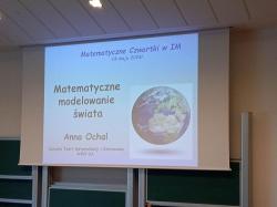 „Matematyczne modelowanie świata”